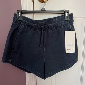 Lululemon inner glow high rise tie dye shorts